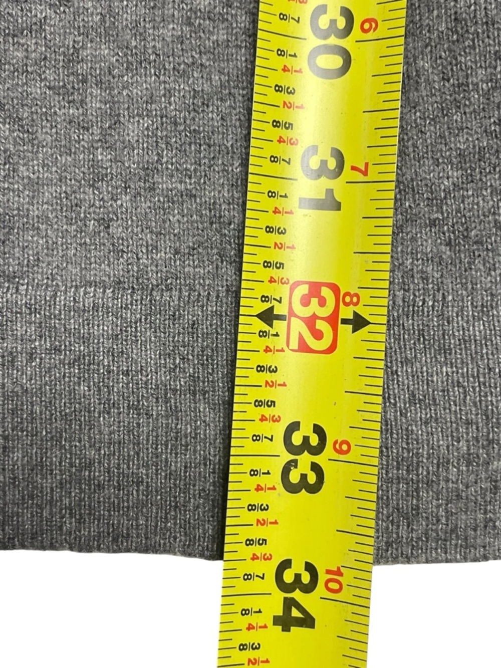 Eileen Fisher Cashmere Cardigan Sweater Large Grey Black Leather Pockets Luxe - Picture 12 of 12